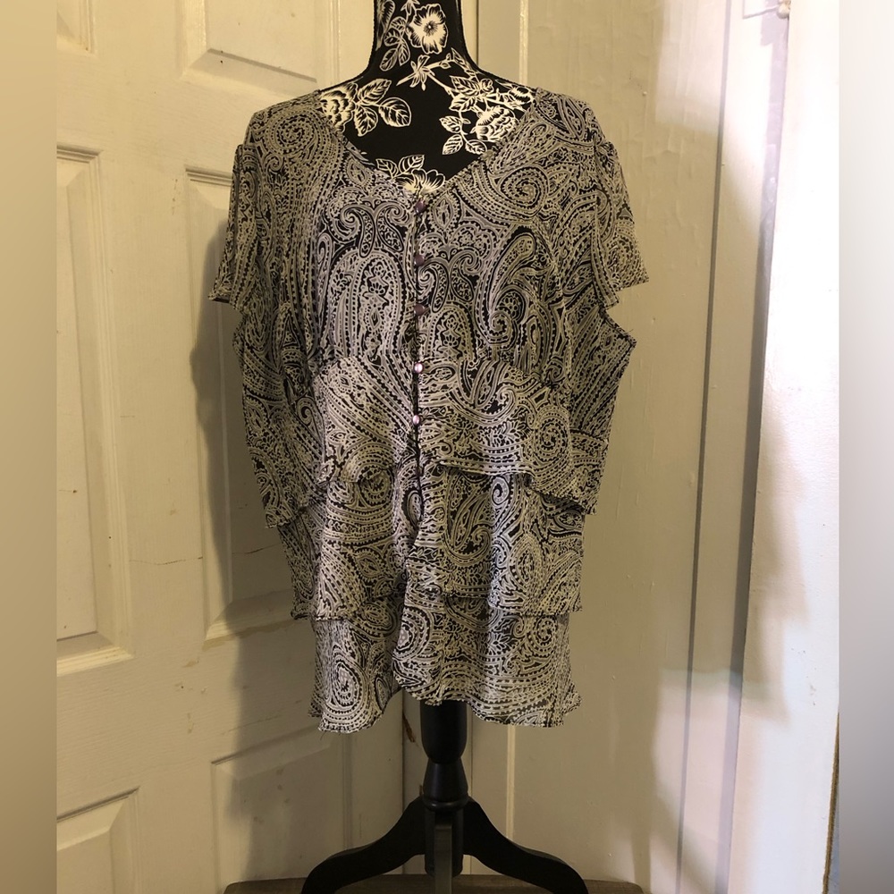 Apt9 Blouse , Light weight, Size: 2X